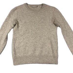 Everlane 100% Cashmere Classic Crewneck Sweater - Heathered Oatmeal